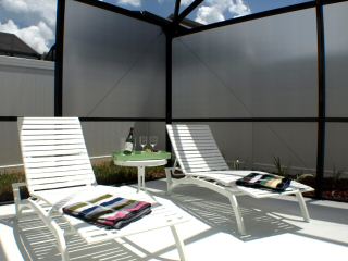 Private Pool area with loungers